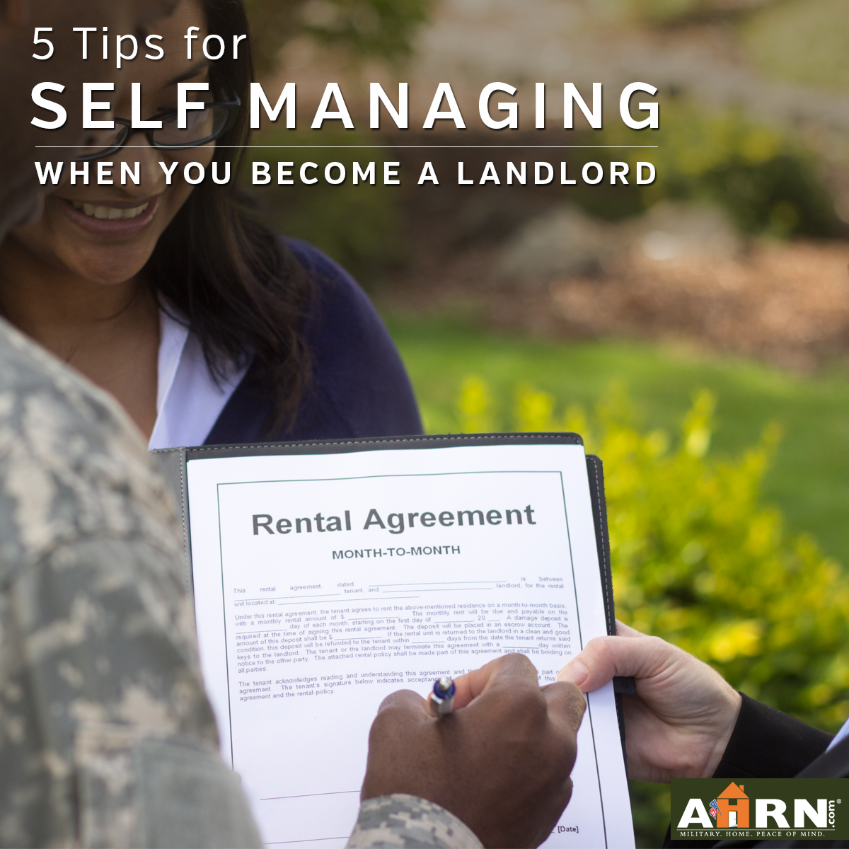 How to Manage a Rental Property Yourself — 5 Tips for Military Landlords